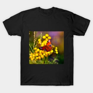 Autumnal Butterfly Poetry T-Shirt